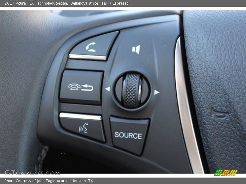 Bellanova White Pearl / Espresso 2017 Acura TLX Technology Sedan