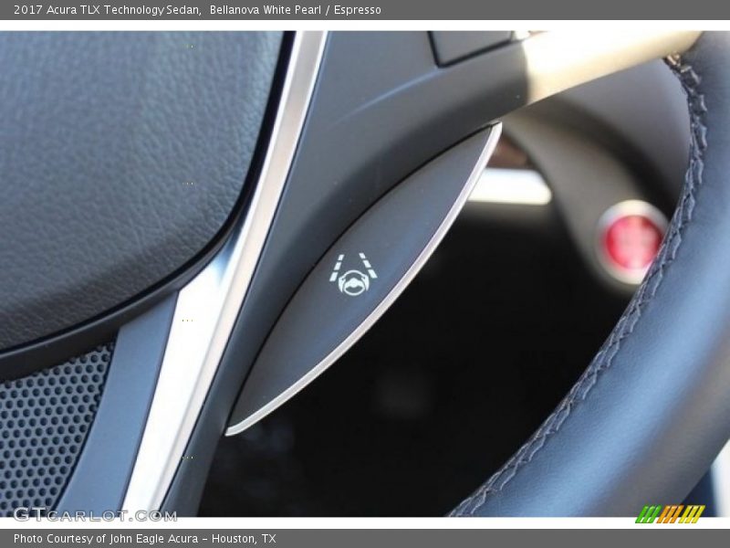 Bellanova White Pearl / Espresso 2017 Acura TLX Technology Sedan