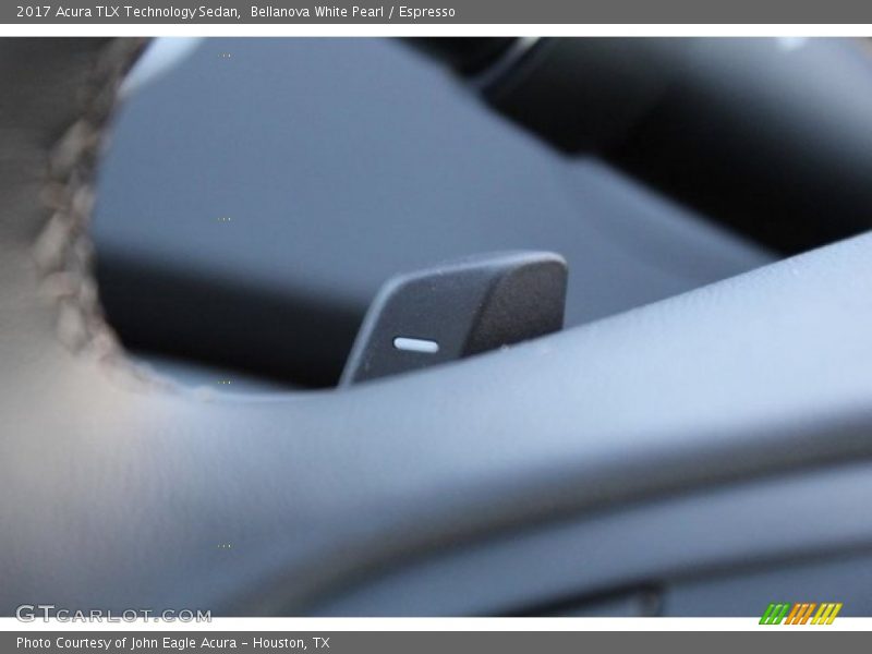 Bellanova White Pearl / Espresso 2017 Acura TLX Technology Sedan