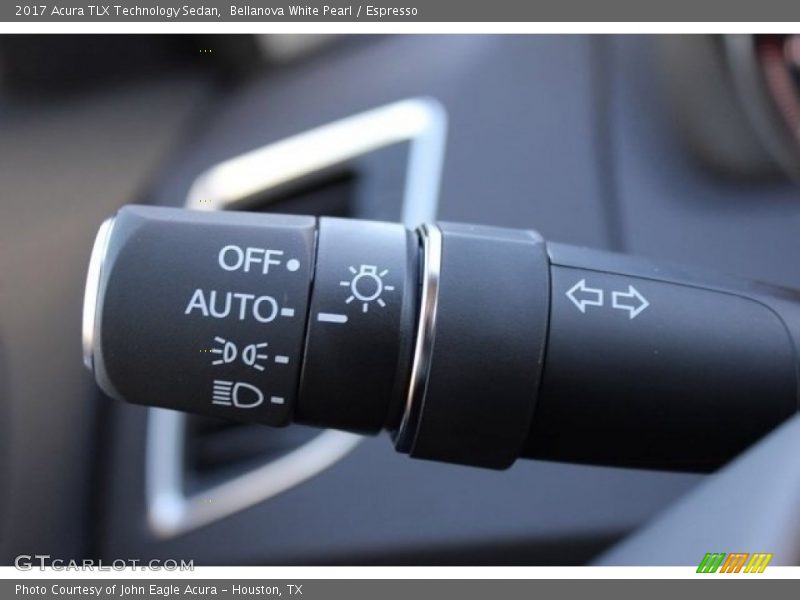 Bellanova White Pearl / Espresso 2017 Acura TLX Technology Sedan