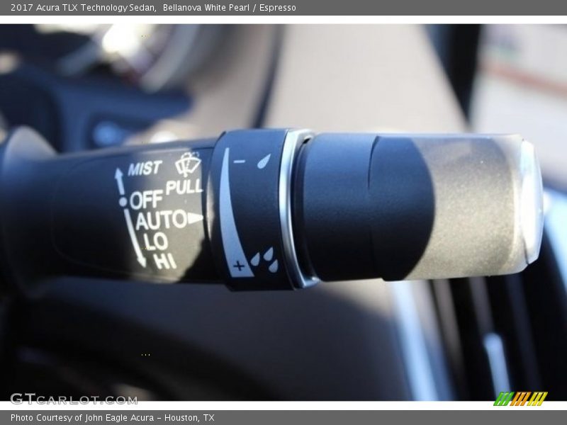 Bellanova White Pearl / Espresso 2017 Acura TLX Technology Sedan