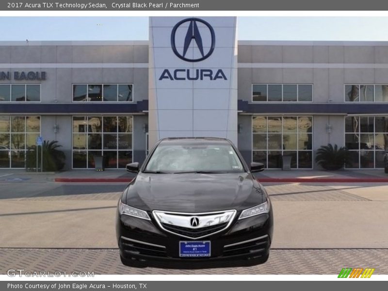 Crystal Black Pearl / Parchment 2017 Acura TLX Technology Sedan