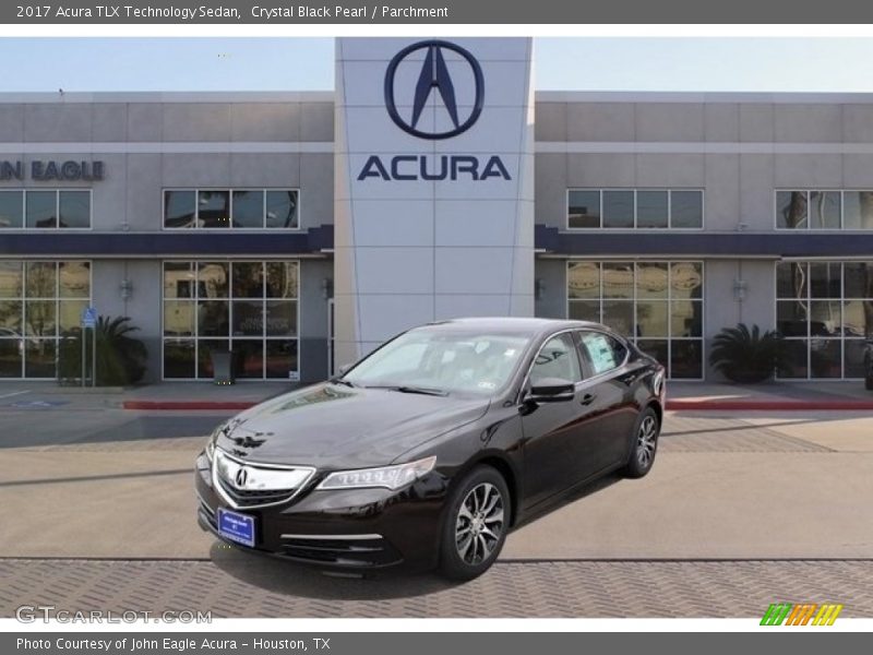 Crystal Black Pearl / Parchment 2017 Acura TLX Technology Sedan