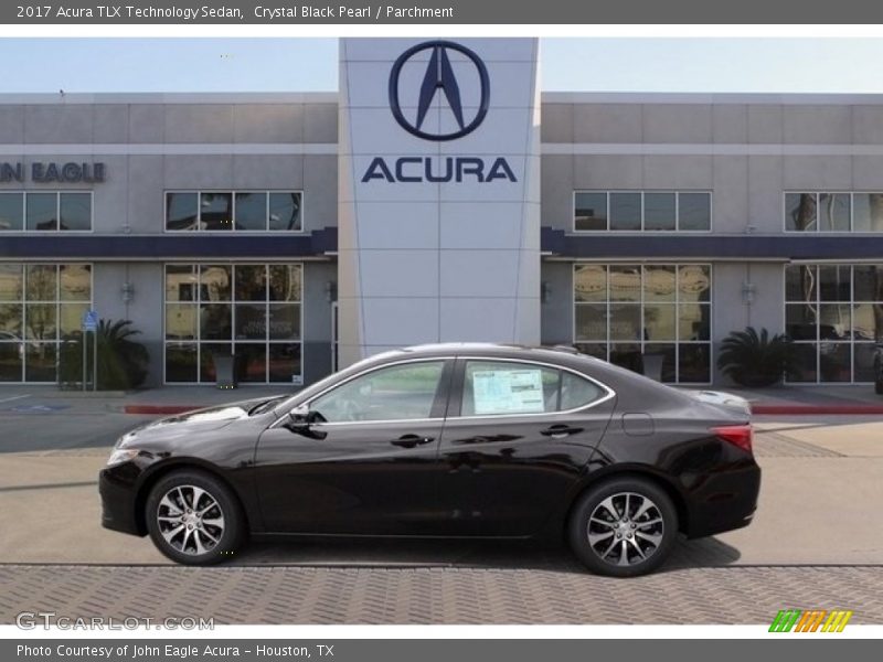 Crystal Black Pearl / Parchment 2017 Acura TLX Technology Sedan