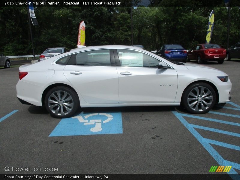 Iridescent Pearl Tricoat / Jet Black 2016 Chevrolet Malibu Premier