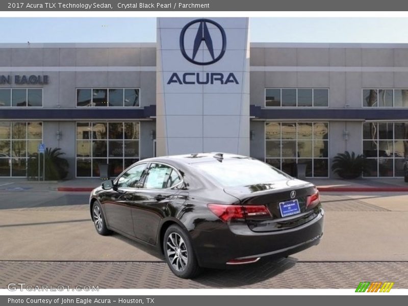 Crystal Black Pearl / Parchment 2017 Acura TLX Technology Sedan