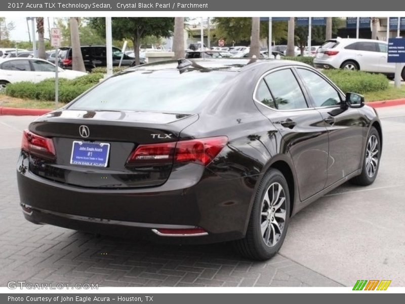 Crystal Black Pearl / Parchment 2017 Acura TLX Technology Sedan