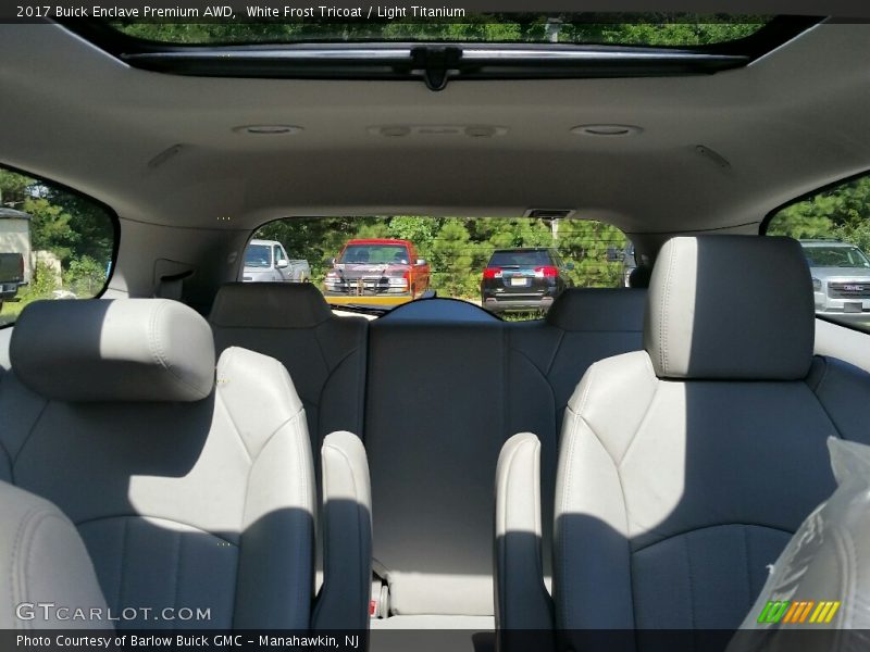White Frost Tricoat / Light Titanium 2017 Buick Enclave Premium AWD