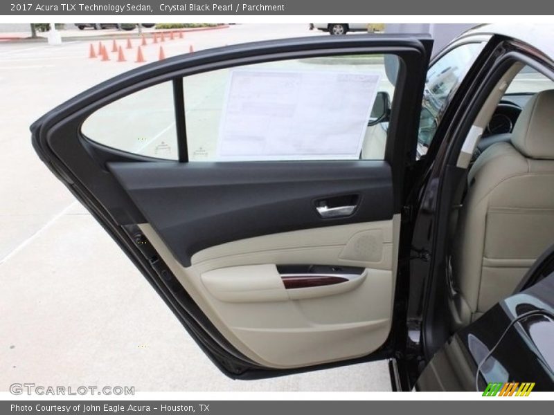 Crystal Black Pearl / Parchment 2017 Acura TLX Technology Sedan