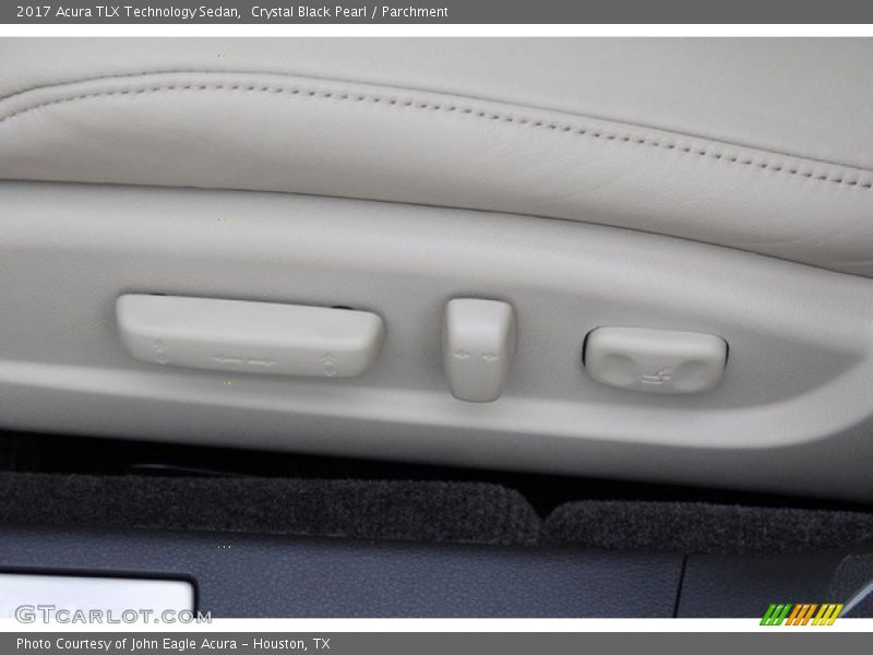 Crystal Black Pearl / Parchment 2017 Acura TLX Technology Sedan