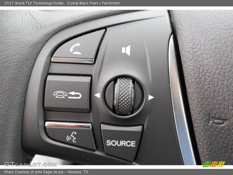Crystal Black Pearl / Parchment 2017 Acura TLX Technology Sedan