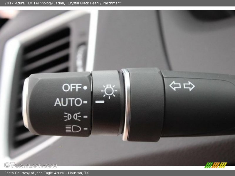 Crystal Black Pearl / Parchment 2017 Acura TLX Technology Sedan
