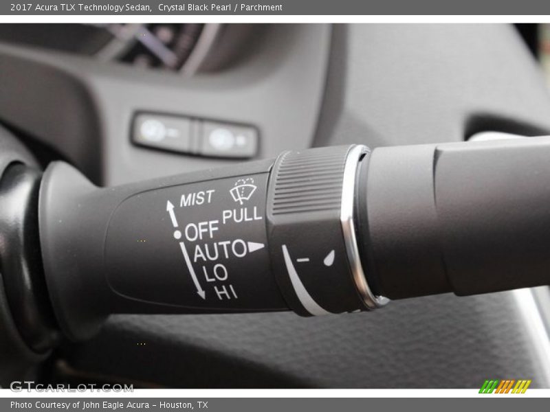 Crystal Black Pearl / Parchment 2017 Acura TLX Technology Sedan