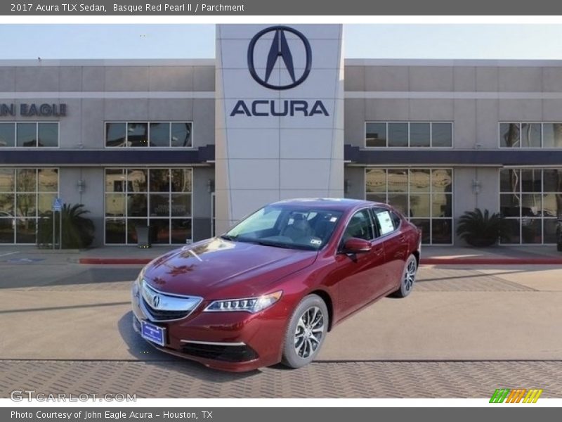 Basque Red Pearl II / Parchment 2017 Acura TLX Sedan