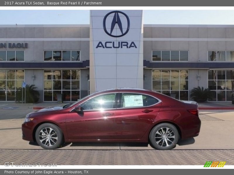 Basque Red Pearl II / Parchment 2017 Acura TLX Sedan