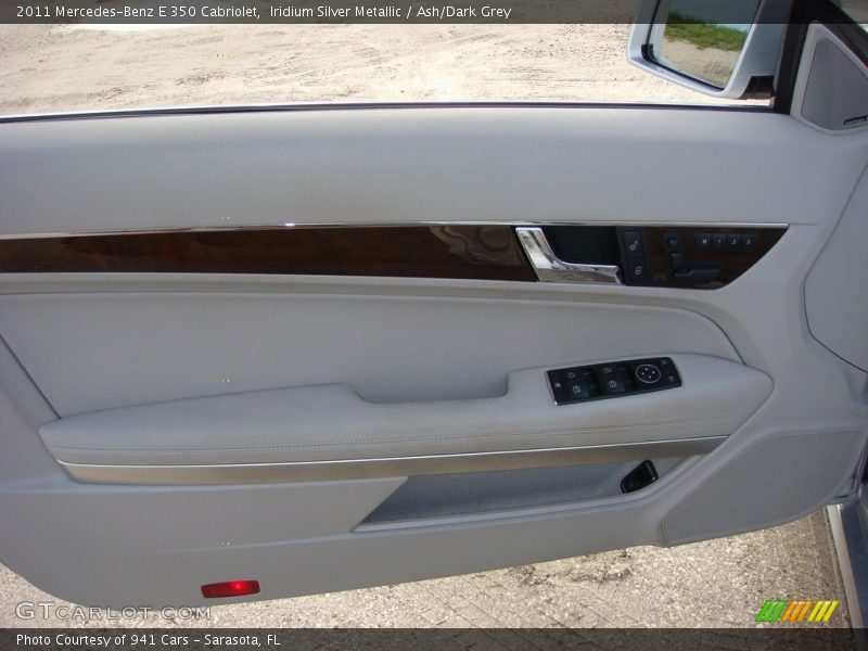 Iridium Silver Metallic / Ash/Dark Grey 2011 Mercedes-Benz E 350 Cabriolet