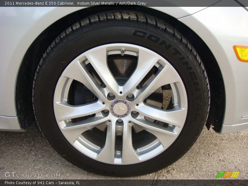 Iridium Silver Metallic / Ash/Dark Grey 2011 Mercedes-Benz E 350 Cabriolet