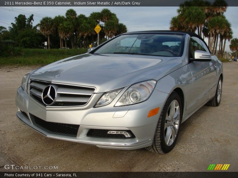 Iridium Silver Metallic / Ash/Dark Grey 2011 Mercedes-Benz E 350 Cabriolet