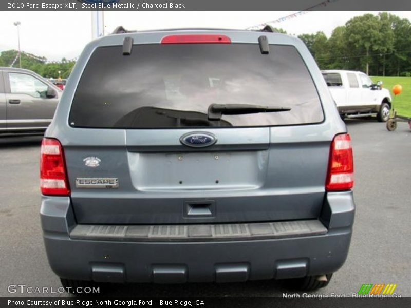 Steel Blue Metallic / Charcoal Black 2010 Ford Escape XLT