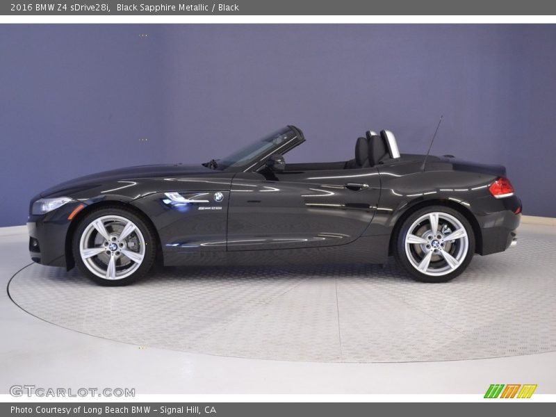 Black Sapphire Metallic / Black 2016 BMW Z4 sDrive28i