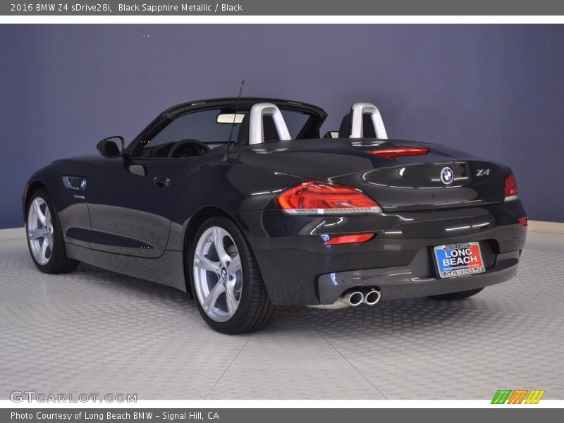 Black Sapphire Metallic / Black 2016 BMW Z4 sDrive28i