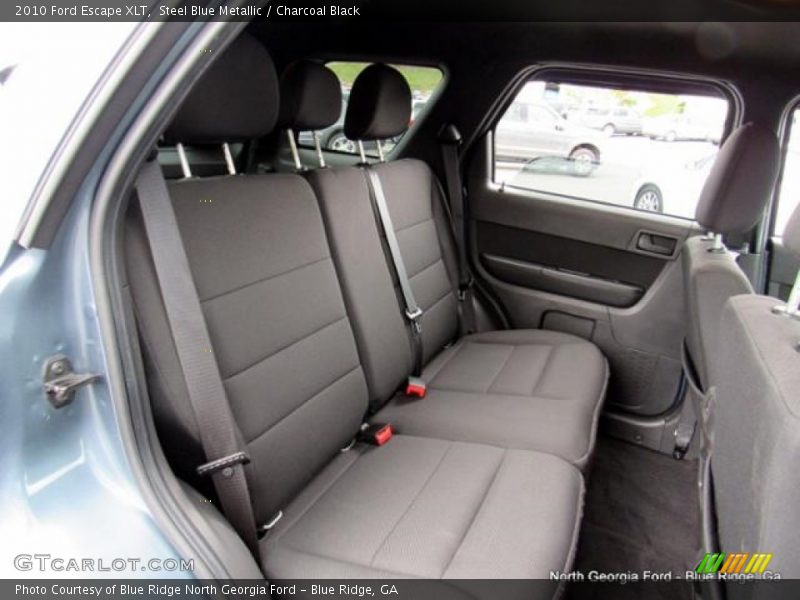 Steel Blue Metallic / Charcoal Black 2010 Ford Escape XLT