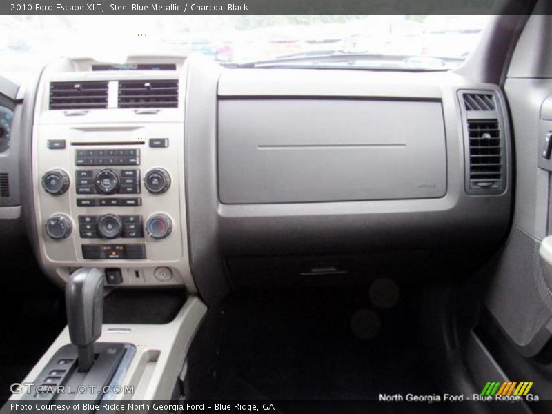 Steel Blue Metallic / Charcoal Black 2010 Ford Escape XLT