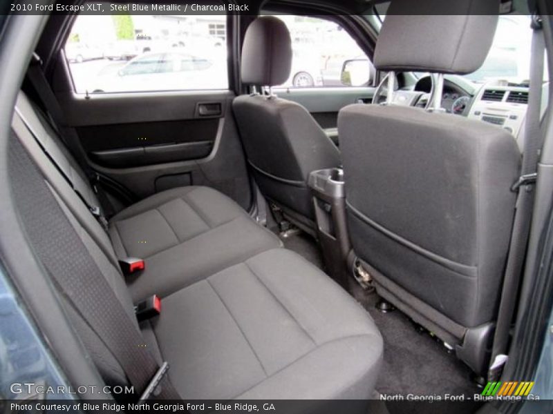 Steel Blue Metallic / Charcoal Black 2010 Ford Escape XLT