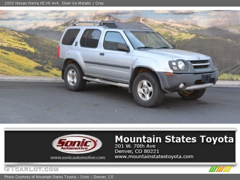 Silver Ice Metallic / Gray 2003 Nissan Xterra XE V6 4x4