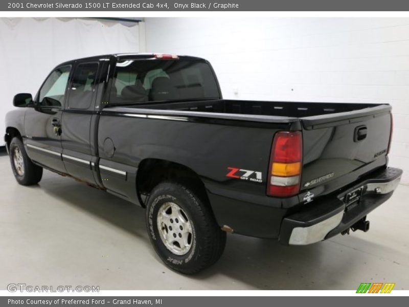 Onyx Black / Graphite 2001 Chevrolet Silverado 1500 LT Extended Cab 4x4