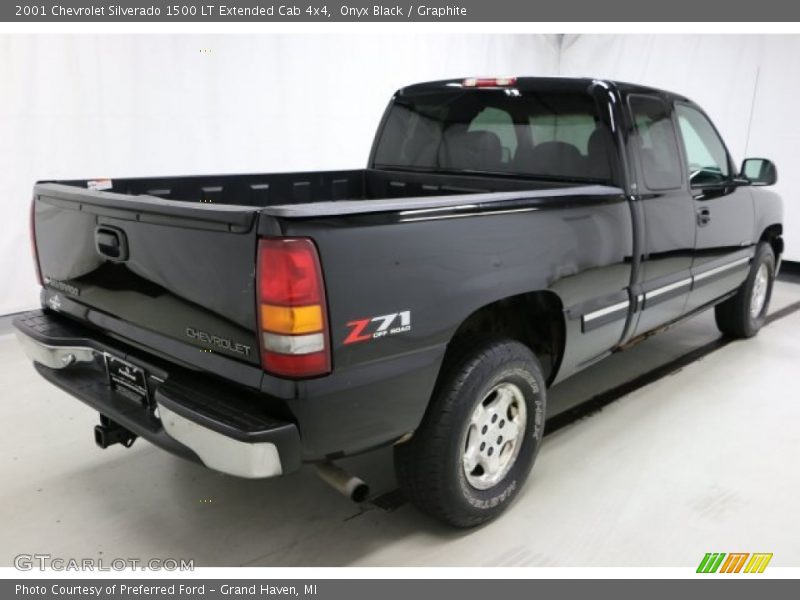 Onyx Black / Graphite 2001 Chevrolet Silverado 1500 LT Extended Cab 4x4