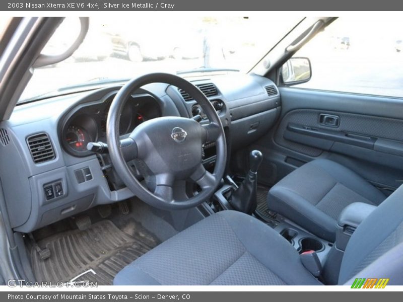 Silver Ice Metallic / Gray 2003 Nissan Xterra XE V6 4x4