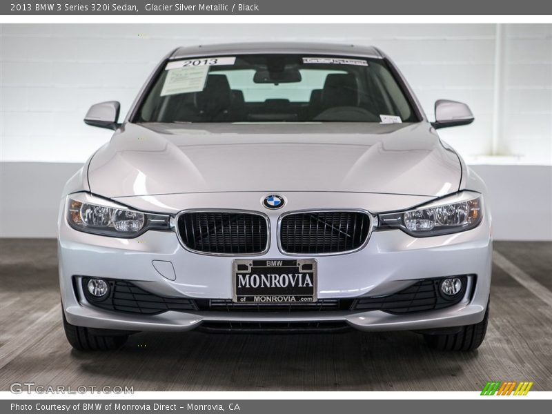 Glacier Silver Metallic / Black 2013 BMW 3 Series 320i Sedan
