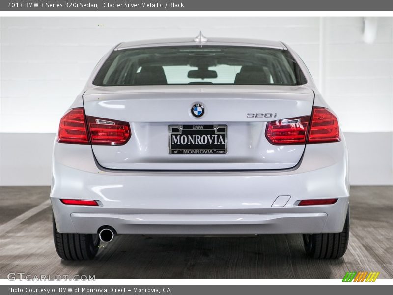 Glacier Silver Metallic / Black 2013 BMW 3 Series 320i Sedan