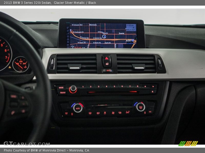 Glacier Silver Metallic / Black 2013 BMW 3 Series 320i Sedan