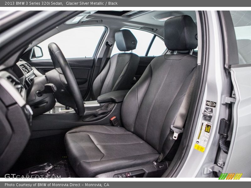 Glacier Silver Metallic / Black 2013 BMW 3 Series 320i Sedan