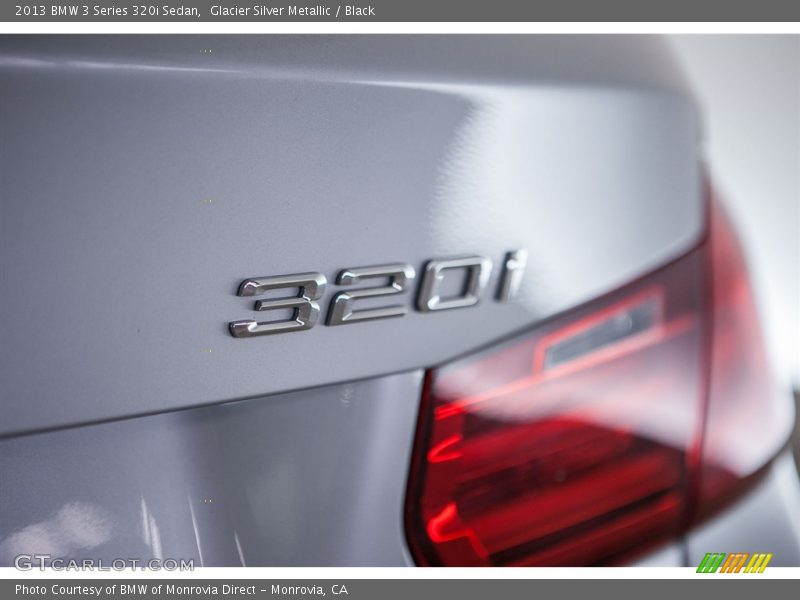 Glacier Silver Metallic / Black 2013 BMW 3 Series 320i Sedan