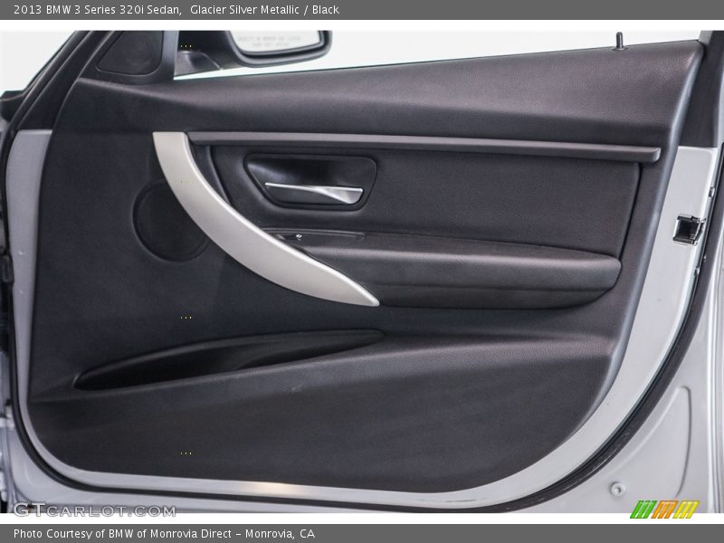 Glacier Silver Metallic / Black 2013 BMW 3 Series 320i Sedan