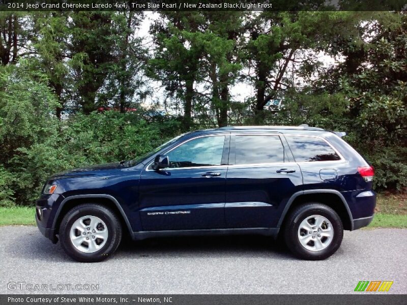 True Blue Pearl / New Zealand Black/Light Frost 2014 Jeep Grand Cherokee Laredo 4x4