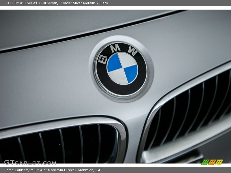 Glacier Silver Metallic / Black 2013 BMW 3 Series 320i Sedan