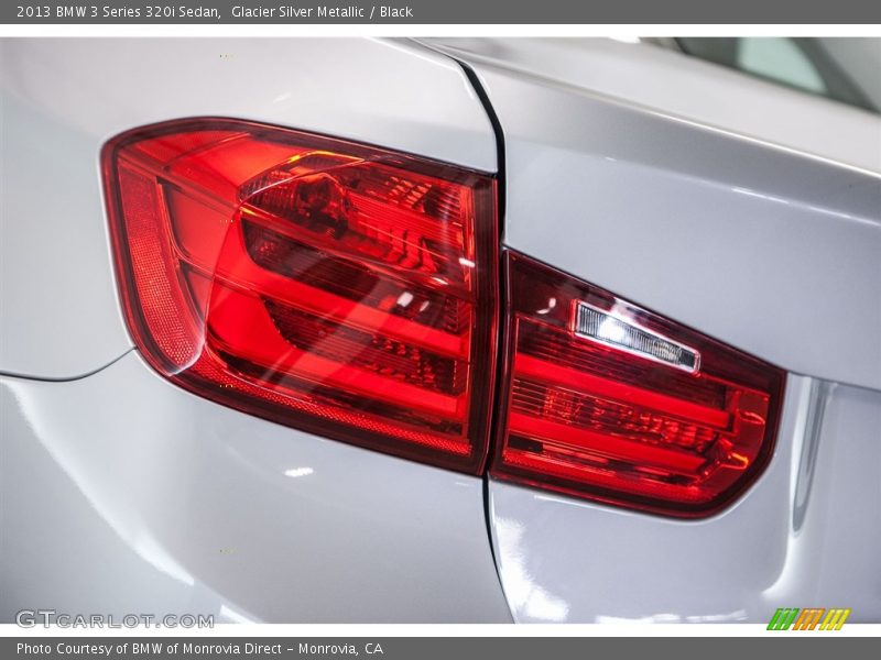 Glacier Silver Metallic / Black 2013 BMW 3 Series 320i Sedan