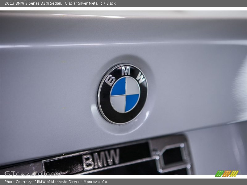 Glacier Silver Metallic / Black 2013 BMW 3 Series 320i Sedan
