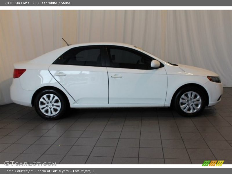 Clear White / Stone 2010 Kia Forte LX