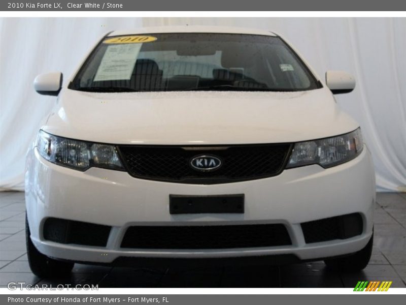 Clear White / Stone 2010 Kia Forte LX