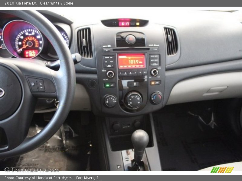 Clear White / Stone 2010 Kia Forte LX