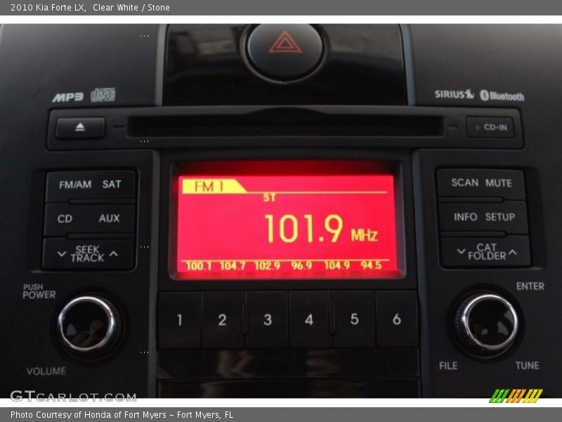 Clear White / Stone 2010 Kia Forte LX