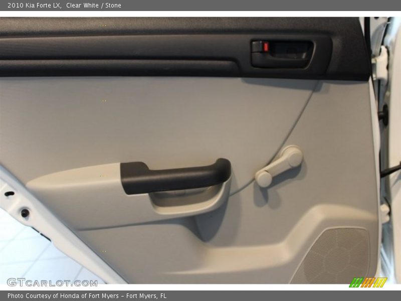 Clear White / Stone 2010 Kia Forte LX