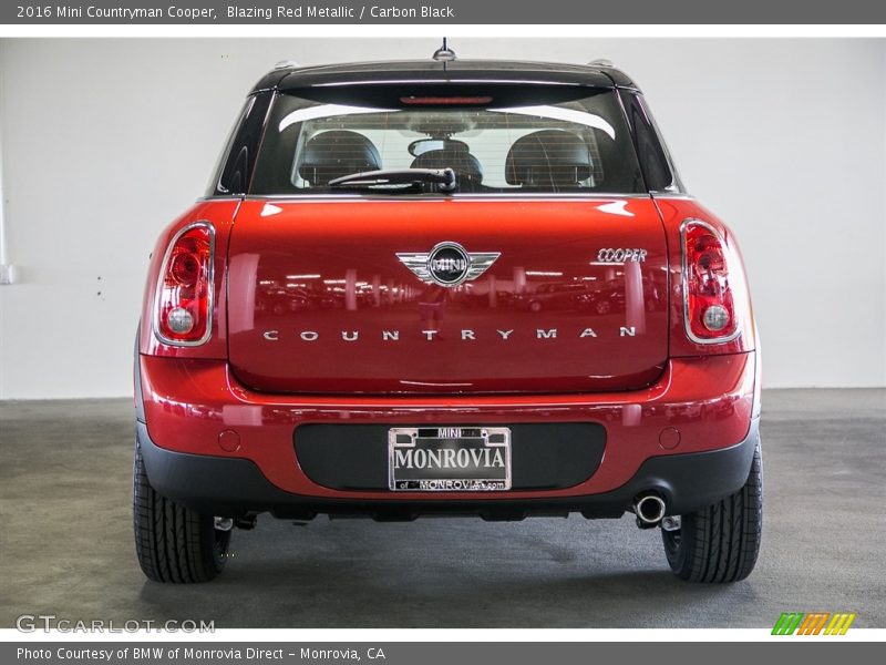 Blazing Red Metallic / Carbon Black 2016 Mini Countryman Cooper