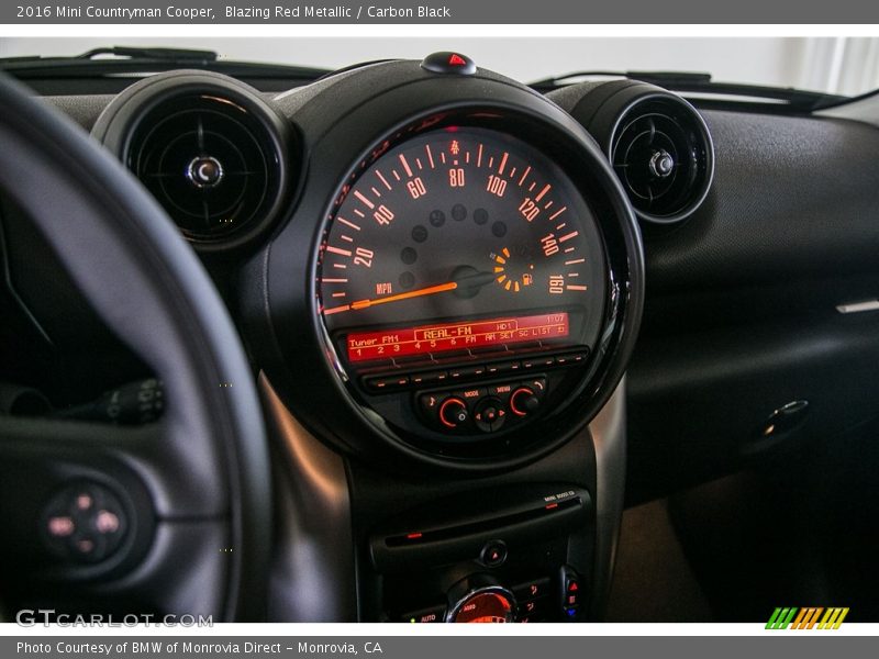 Blazing Red Metallic / Carbon Black 2016 Mini Countryman Cooper