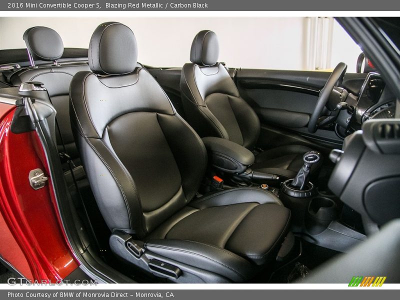 Blazing Red Metallic / Carbon Black 2016 Mini Convertible Cooper S